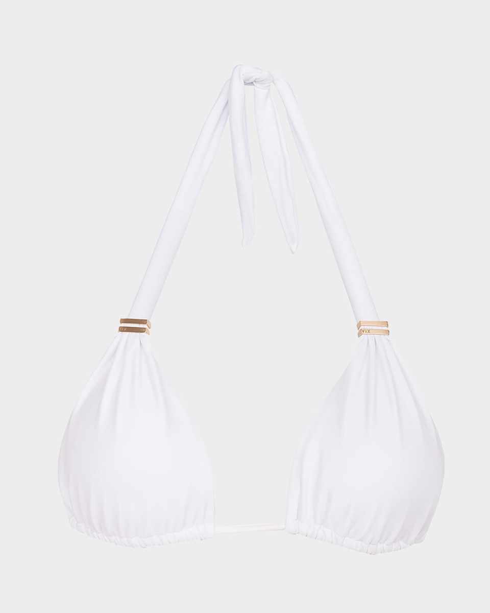Bia Solid Swim Top, White (Available in Extended Cup Size)